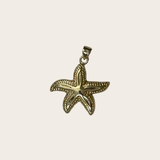Textured Starfish Charm