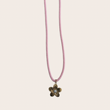 Pearl Flower Pink Rope Chain