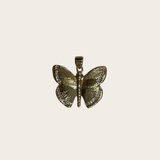 Mid Golden Butterfly cz Charm
