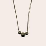 Triple Ball Necklace