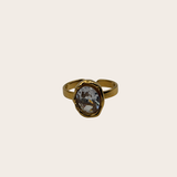 Hammered Diamond Ring by M Bali - stainless steel jewelry