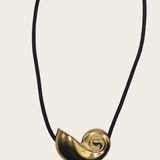 Conch Leather Necklace