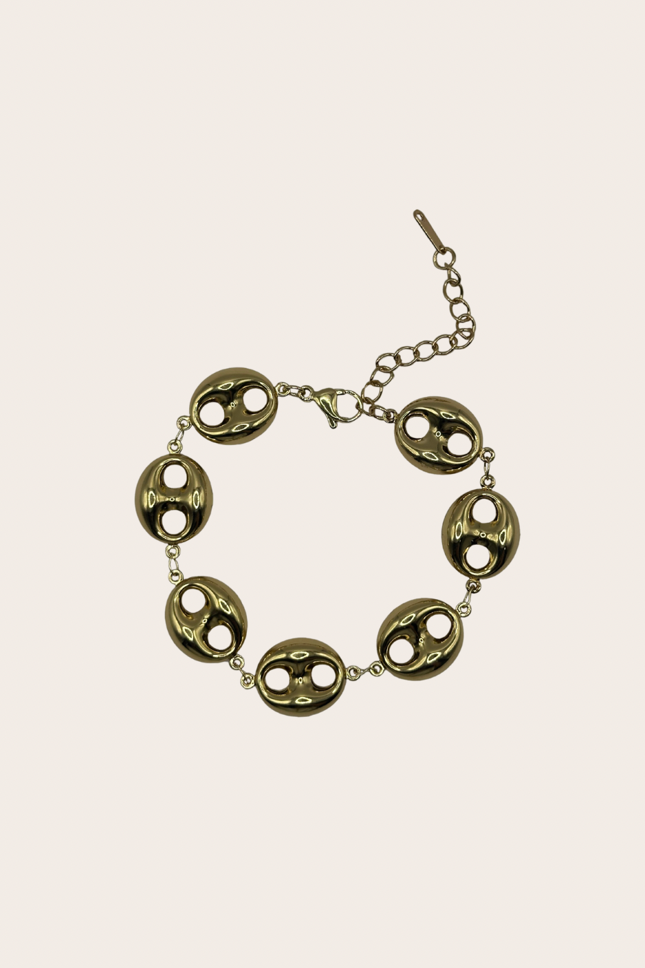 Bold G Tabs Bracelet – 6" + 2" Stainless steel jewelry by M•Bali the Shop