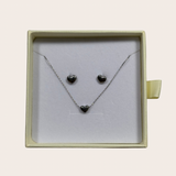 Silver Heart Gift Set