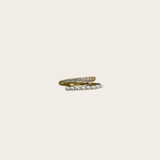 Dainty Pearls cz Ring