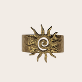 Hammered Sun Cuff