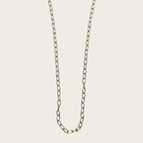 Charm Bar Chain Style - Long Golden Links