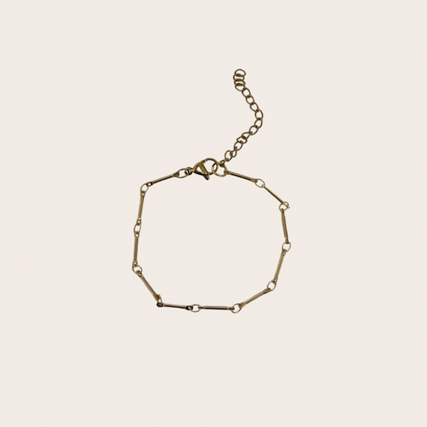 Charm Bar Bracelet Style - Dainty Bar Link