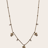 Dainty Turtles cz Necklace