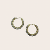 Mid Pearls Hoops