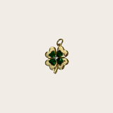 Green Golden Clover Charm