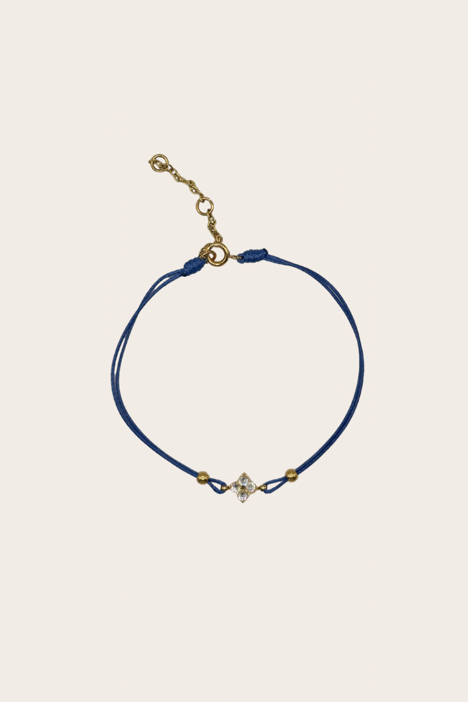 Clover Navy Bracelet – 6" + 2" Stainless steel jewelry by M•Bali the Shop