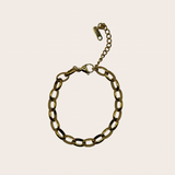Chunky Golden Links Bracelet, gold bracelet with bold golden links with a chunky, polished silhouette