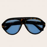 Savannah Print Blue Sunglasses