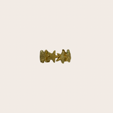 Golden Starfish Band Ring