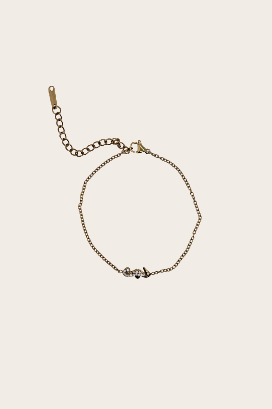 Seahorse Bracelet featuring a delicate chain with a seahorse charm