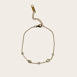 Dainty Diamonds Bracelet by M Bali - stainless steel jewelry