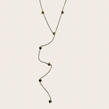 Dainty Golden Hearts Lariat