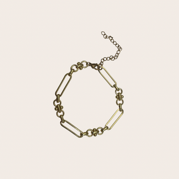 Charm Bar Bracelet Style - Rectangle Vintage Link