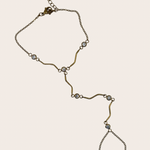Lúa delicate celestial-inspired stainless steel hand chain