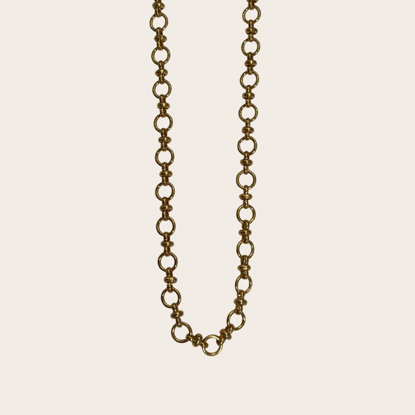 Charm Bar Chain Style - Circles Link