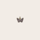 Pink Diamonds Butterfly Charm