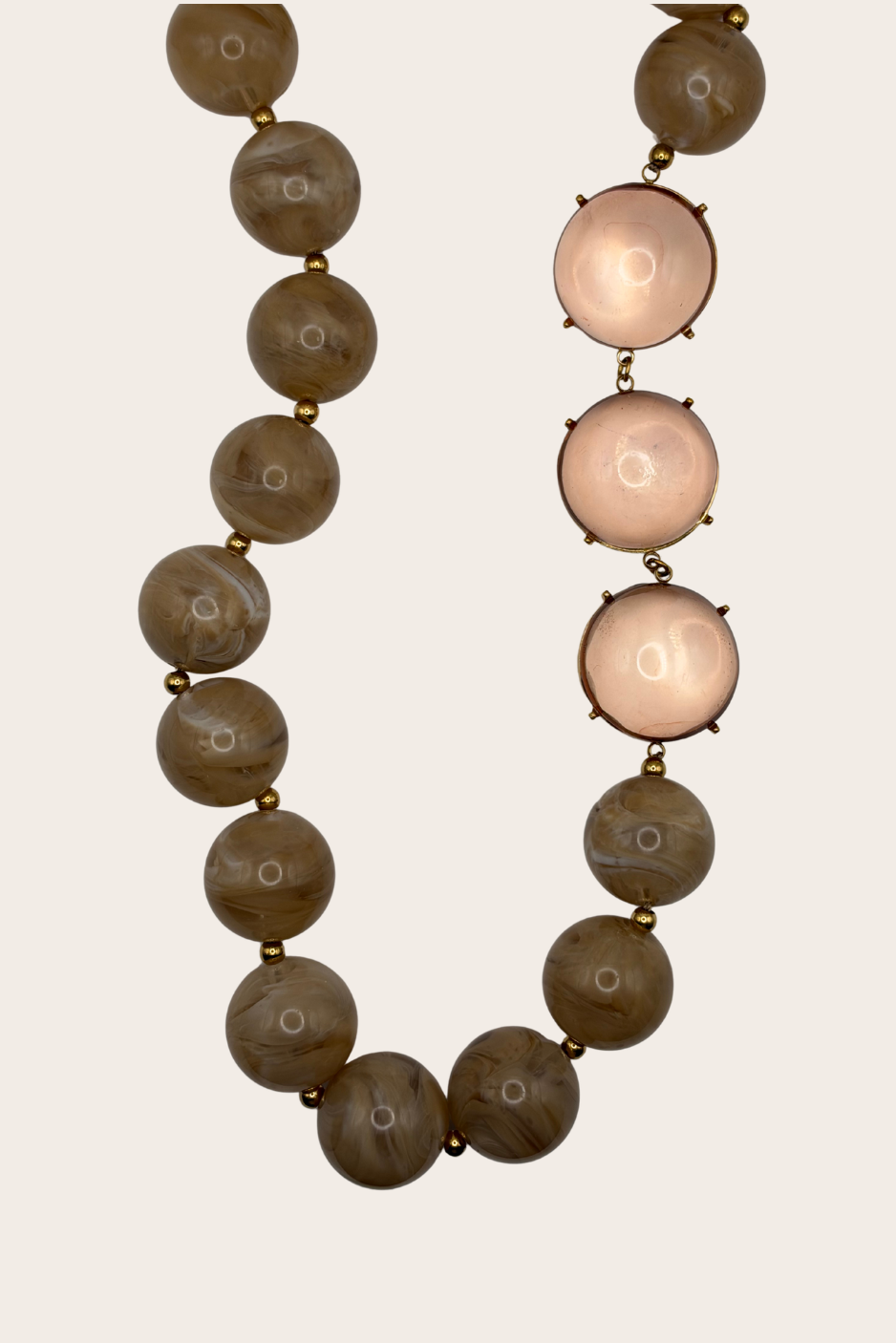 Anastasia Beige Chain jewelry by M Bali