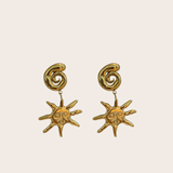 Vintage Sun Earrings