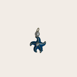 Blue Pearl Starfish Charm