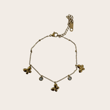 Golden Butterflies Bracelet