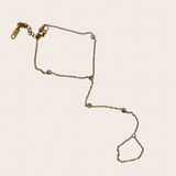 Dainty Diamonds Hand Chain