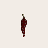 Red Chili Diamonds Charm