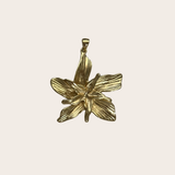 Big Golden Flower Charm