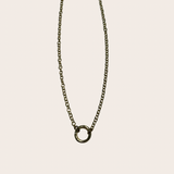 Charm Bar Chain Style - Circle Clasp Link