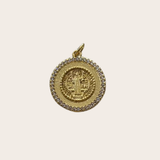 Round cz San Benito Charm