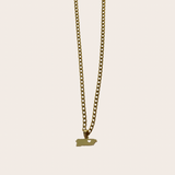Puerto Rico Heart Necklace