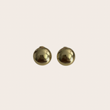 Golden Round Earrings