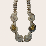 Beige Conches Chunky Chain