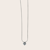 Dainty Diamond Silver Necklace