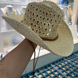 Summer Beige Cowgirl Hat