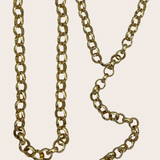 Cattaleya Multi-use Chain – 24" Gold plated jewelry by M•Bali the Shop