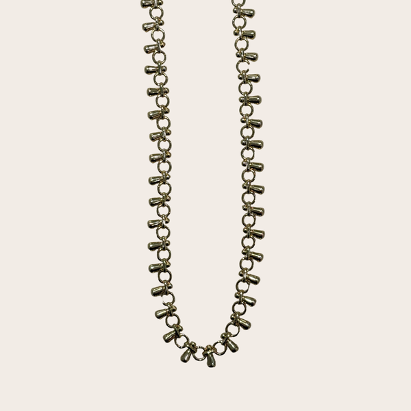 Charm Bar Chain Style - Small Separated Circles