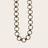 Charm Bar Chain Style - Textured Circles