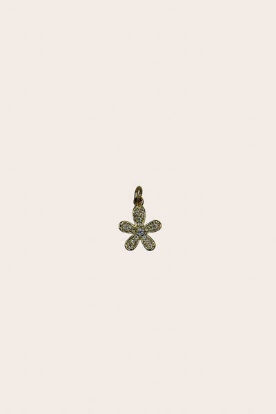 Dainty Daisy cz Flower Charm