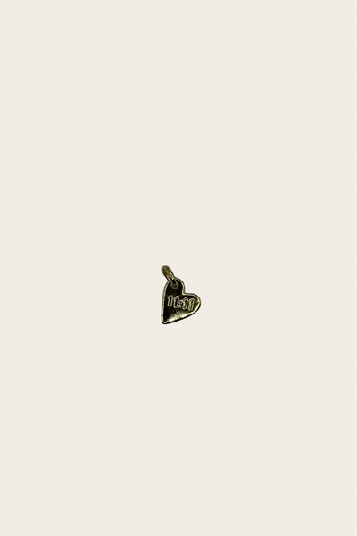 Small 11:11 Heart Charm