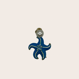 Blue Pearl Starfish Charm