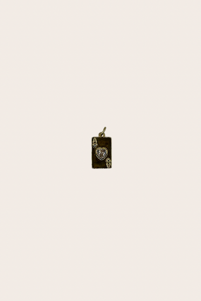 Solitaire Card Charm