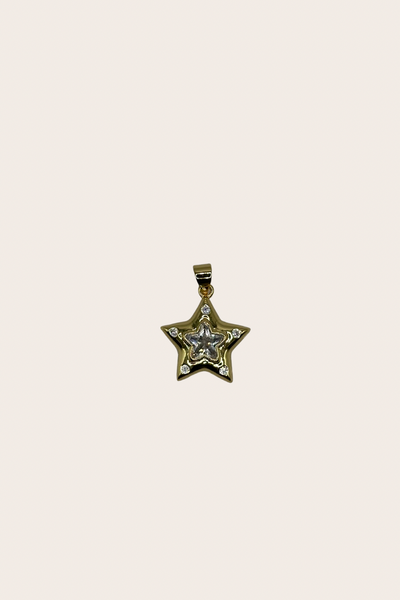 Bold Diamond Star Charm