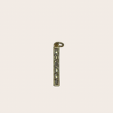 Dainty Rectangle cz Charm