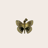 Mid Golden Butterfly cz Charm